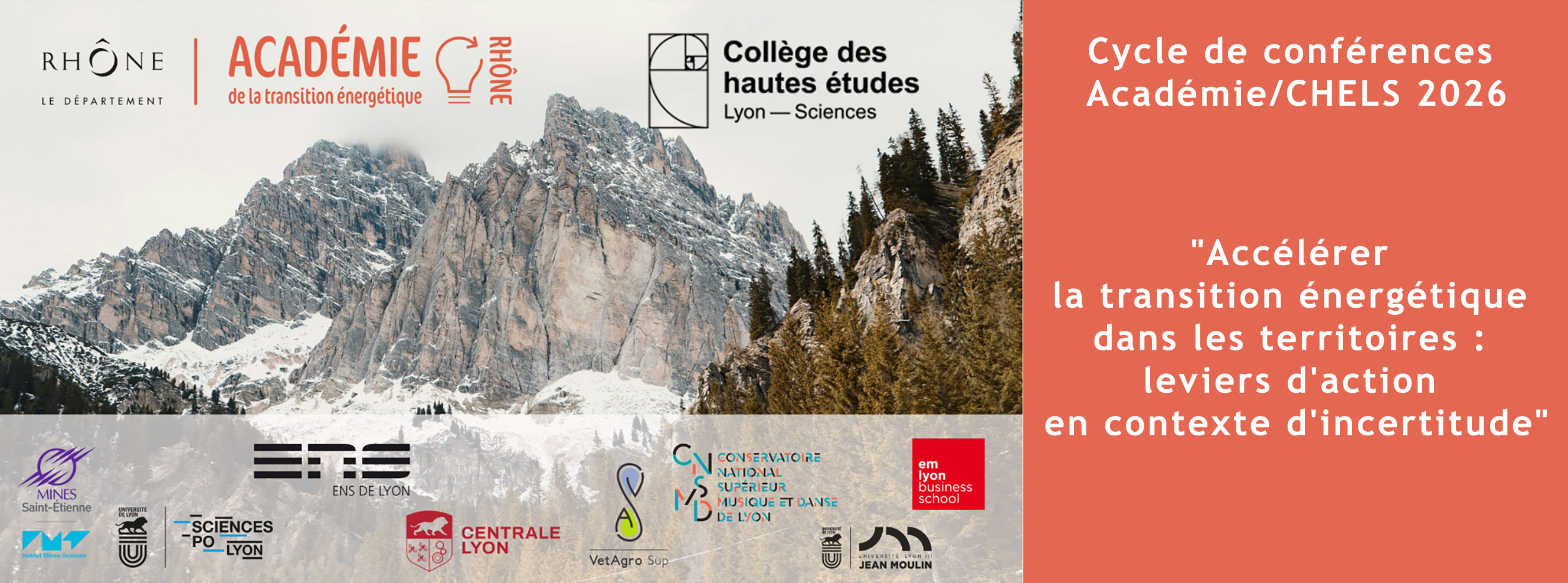 Cycle de conférences Académie/CHELS 2026