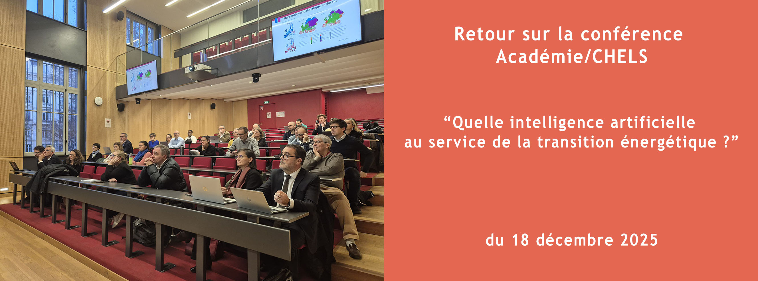 Retour sur la conférence Académie/CHELS sur l'IA