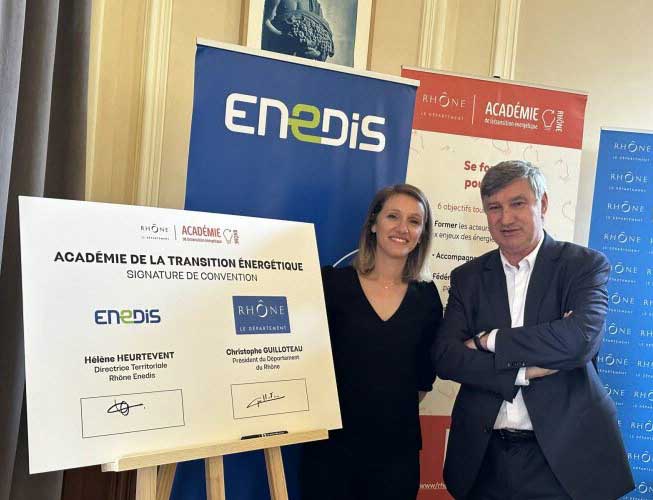 Illustration signature convention ENEDIS